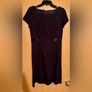 White House Black Market Chic Black Mini Dress